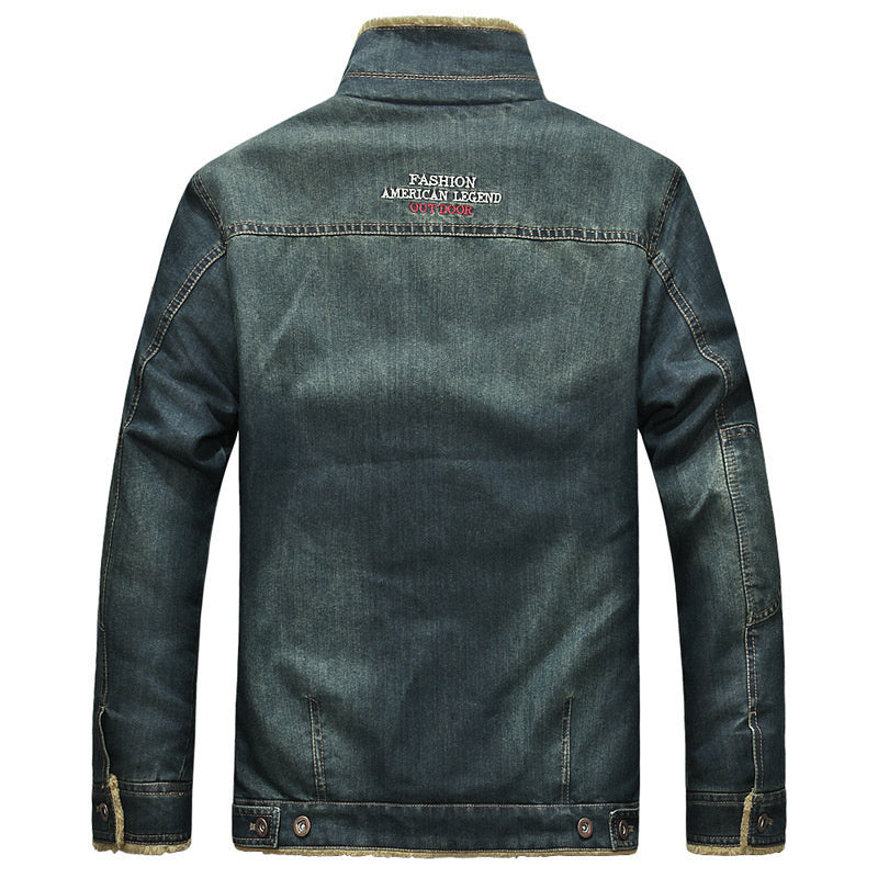 Funki Findz | Jackets | Men's Fleece Denim Trucker Jackets