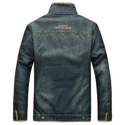 Funki Findz | Jackets | Men's Fleece Denim Trucker Jackets