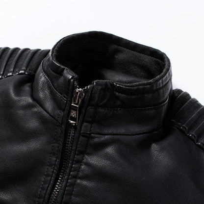 Funki Findz | Jackets | Men's Motorcycle Faux Leather Jacket