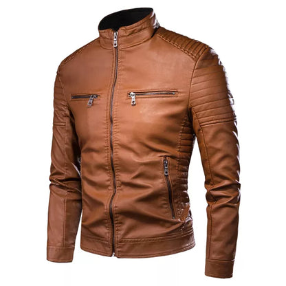 Funki Findz | Jackets | Men's Motorcycle Faux Leather Jacket
