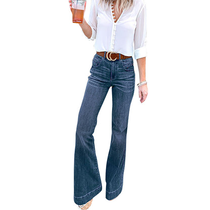 Funki Findz | Pants | Women's High Waist Vintage Flare Jeans