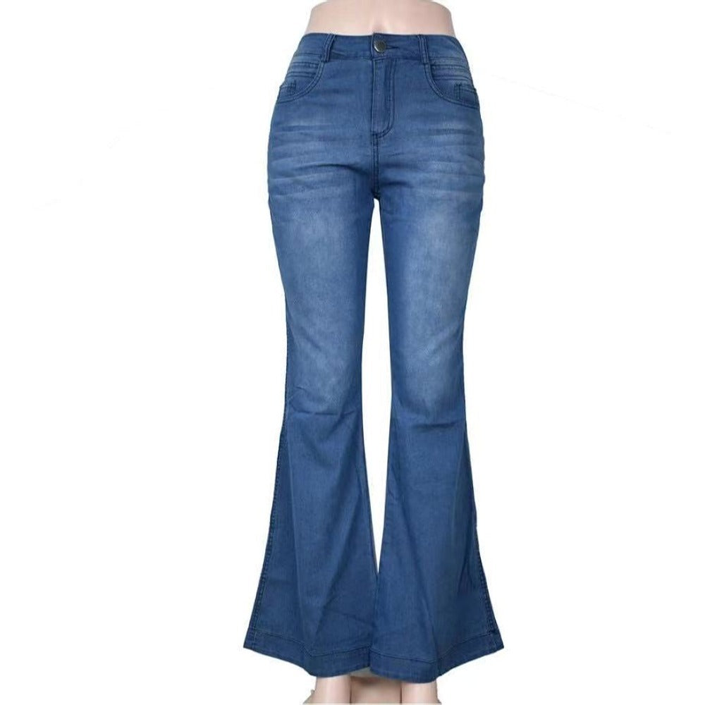 Funki Findz | Pants | Women's High Waist Vintage Flare Jeans