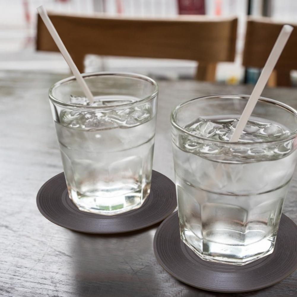 Funki Findz | Coasters | Vinyl Record Coasters and Holder 6 Pcs