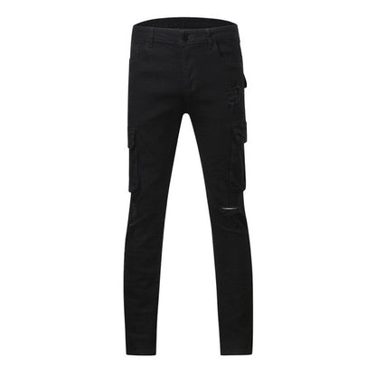 Funki Findz | Pants | Men's Stretch Slim Fit Cargo Skinny Jeans