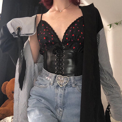 Funki Findz | Belts | Women's Goth Under Bust Cincher Belt
