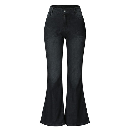 Funki Findz | Pants | Women's Flare Jeans | Mid Waist Bell Jeans