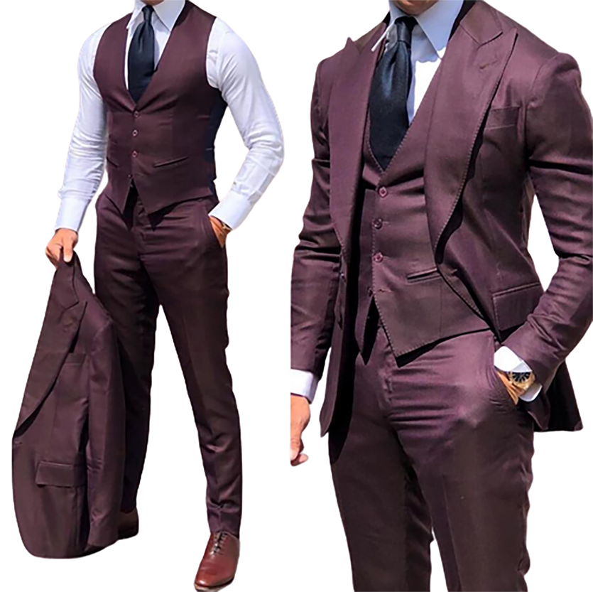 Funki Findz | Suits | Men's Classy 3 Pcs Slim Fit Formal Suits