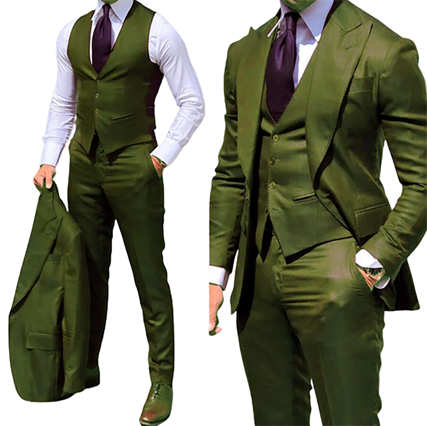 Funki Findz | Suits | Men's 3 Pcs Slim Fit Formal Wedding Suits