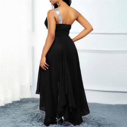 Funki Findz | Dresses | Women's One Shoulder Chic Party Dress
