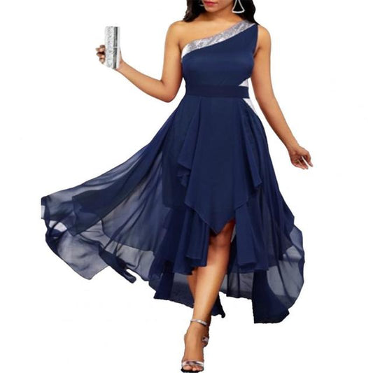 Funki Findz | Dresses | Women's One Shoulder Chic Party Dress
