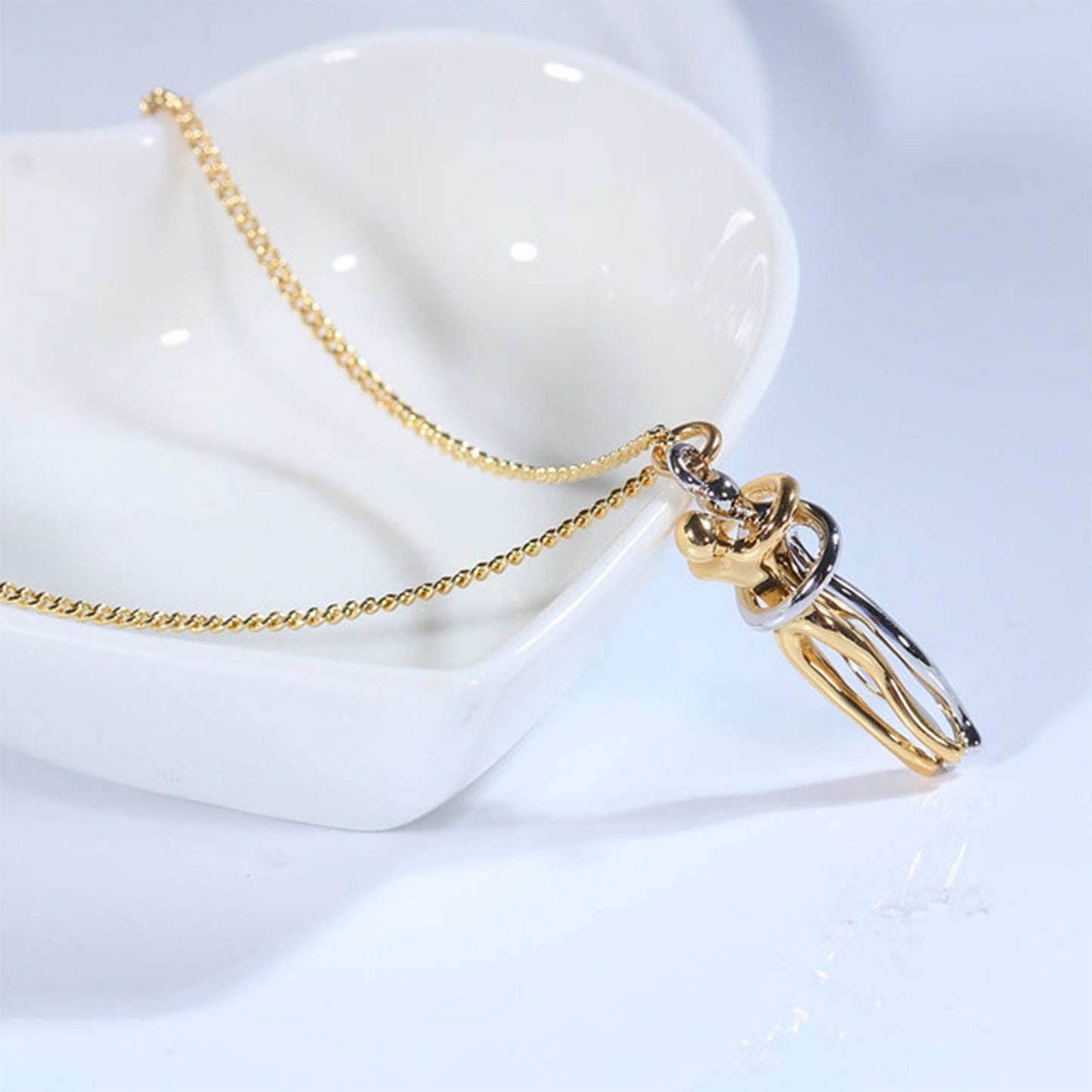 Funki Findz | Necklaces | Hugging Couple Necklace | Large