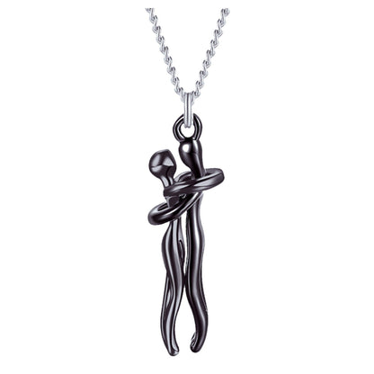 Funki Findz | Necklaces | Unisex Lovers Embrace Hug Necklace