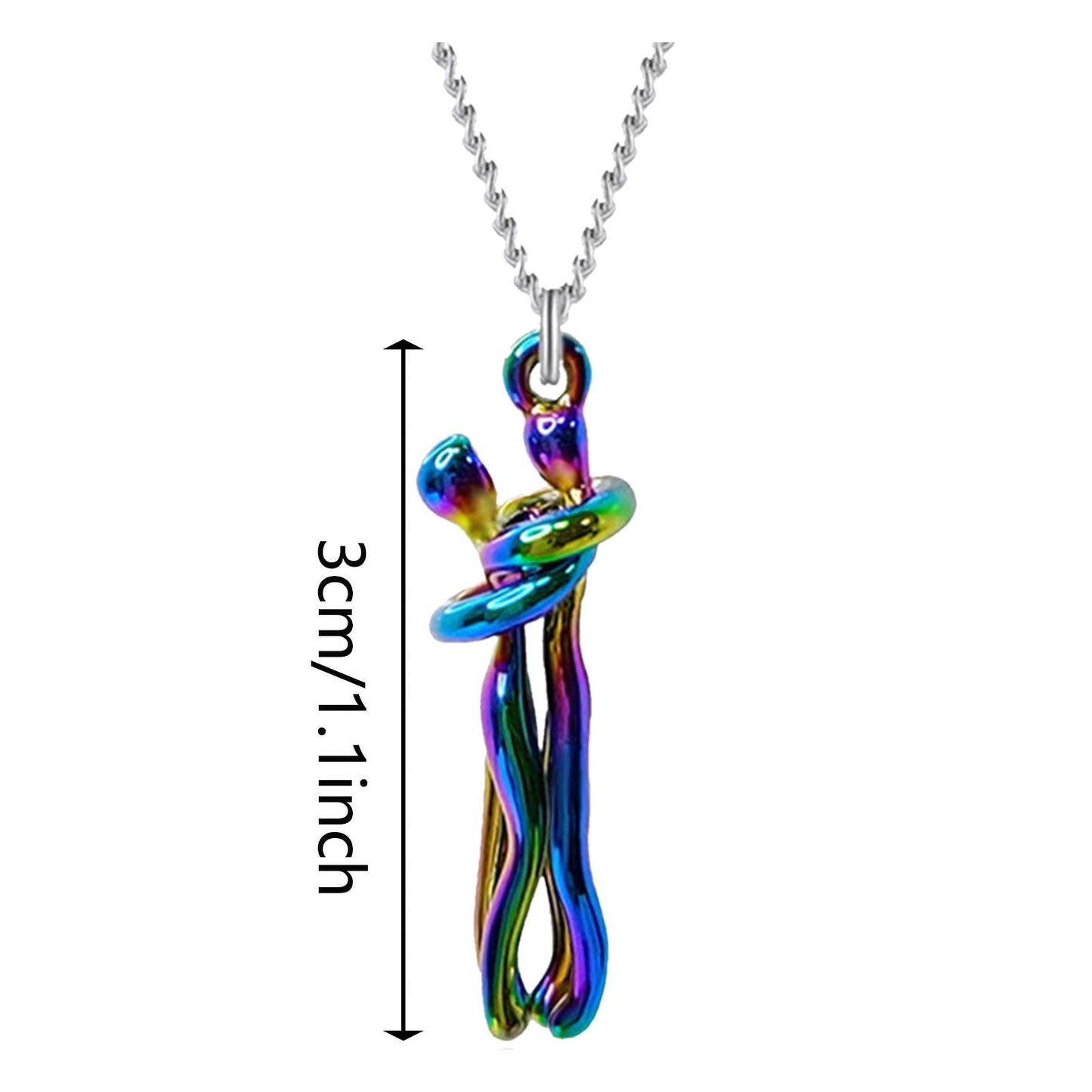 Funki Findz | Necklaces | Unisex Lovers Embrace Hug Necklace