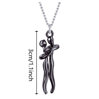 Funki Findz | Necklaces | Unisex Lovers Embrace Hug Necklace