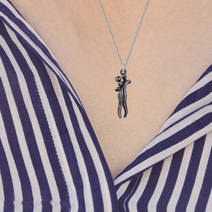 Funki Findz | Necklaces | Unisex Lovers Embrace Hug Necklace