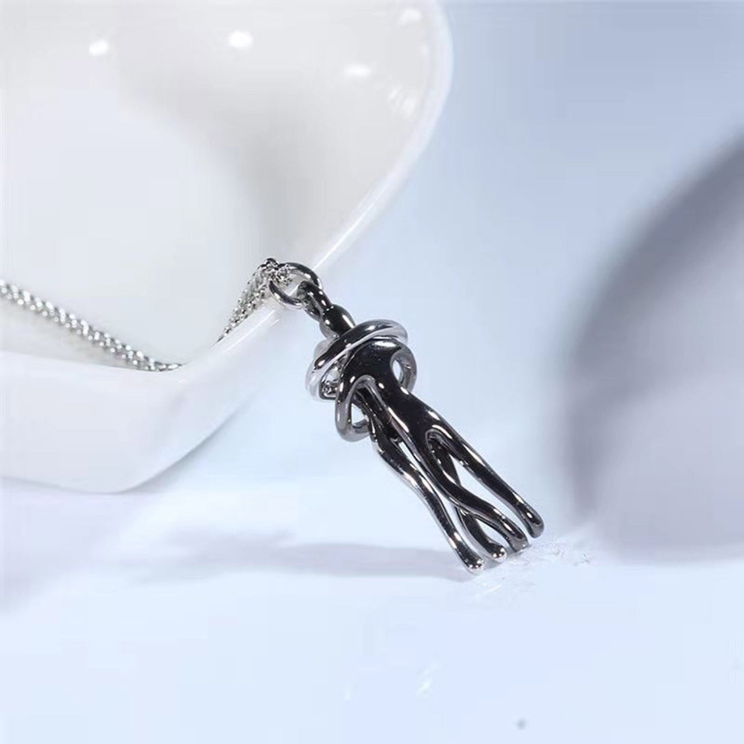 Funki Findz | Necklaces | Unisex Lovers Embrace Hug Necklace