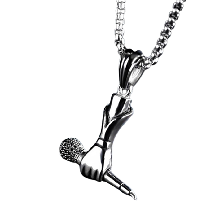 Funki Findz | Necklaces | Unisex Singer Microphone Pendant