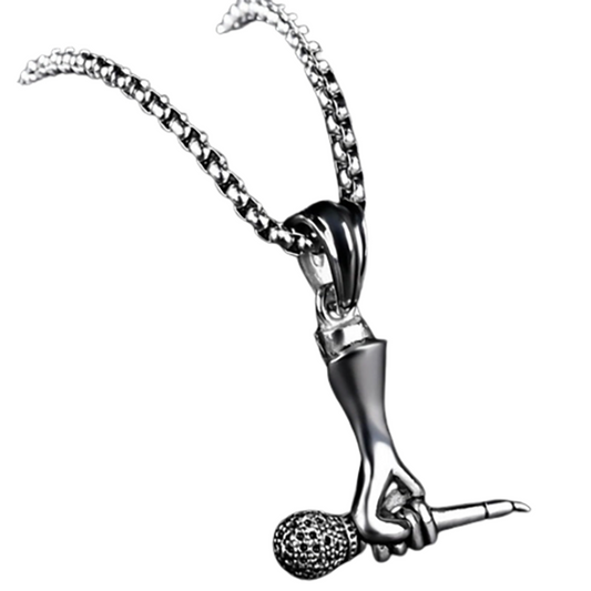 Funki Findz | Necklaces | Unisex Singer Microphone Pendant