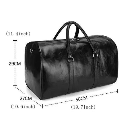 Funki Findz | Bags | Travel Bags | Faux Leather Overnight Bag