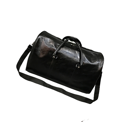 Funki Findz | Bags | Travel Bags | Faux Leather Overnight Bag