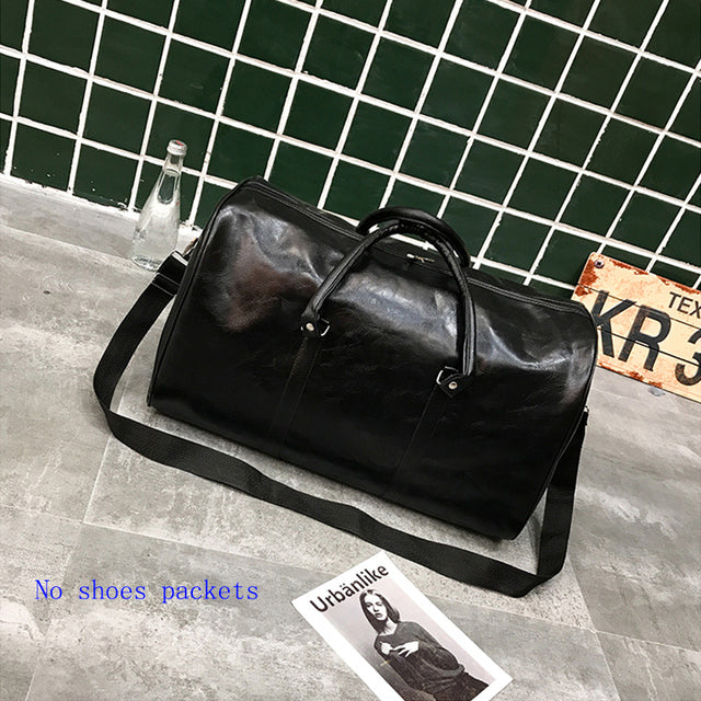 Funki Findz | Bags | Travel Bags | Faux Leather Overnight Bag