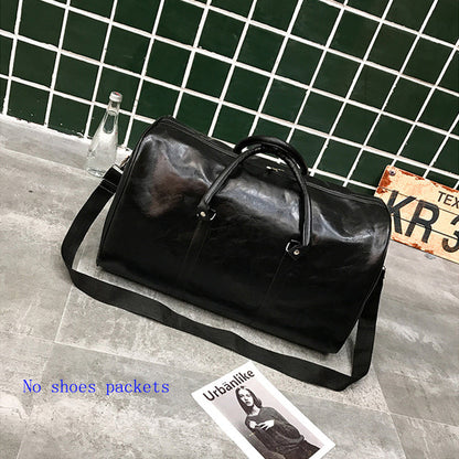 Funki Findz | Bags | Travel Bags | Faux Leather Overnight Bag
