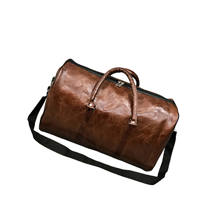 Funki Findz | Bags | Travel Bags | Faux Leather Overnight Bag