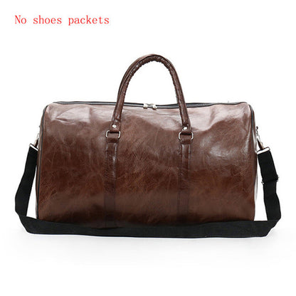 Funki Findz | Bags | Travel Bags | Faux Leather Overnight Bag
