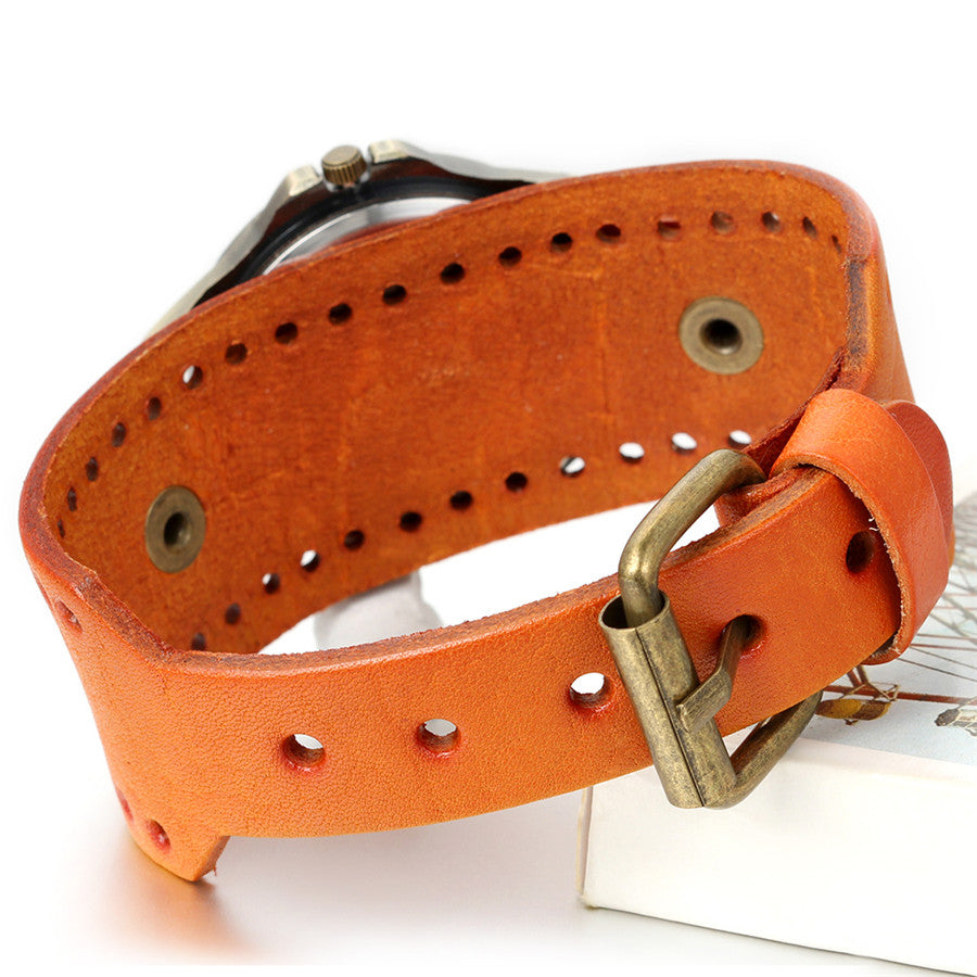 Funki Findz | Watches | Men's Steampunk Goth Style Wide Watch