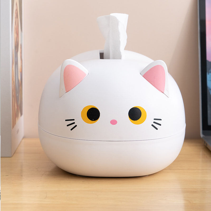 Funki Findz | Tissue Box Cover | Cute Cat Tissue Napkin Cover