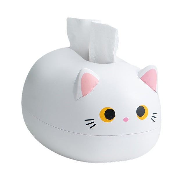 Funki Findz | Tissue Box Cover | Cute Cat Tissue Napkin Cover