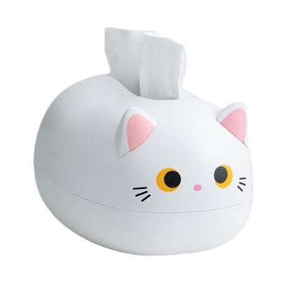 Funki Findz | Tissue Box Cover | Cute Cat Tissue Napkin Cover