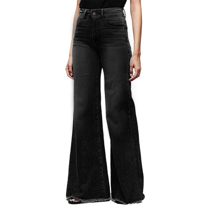 Funki Findz | Pants | Women's Flared Wide Leg Mom Jeans