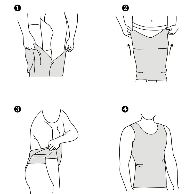 Funki Findz | Shapewear | Men Gynecomastia Compression Shirt