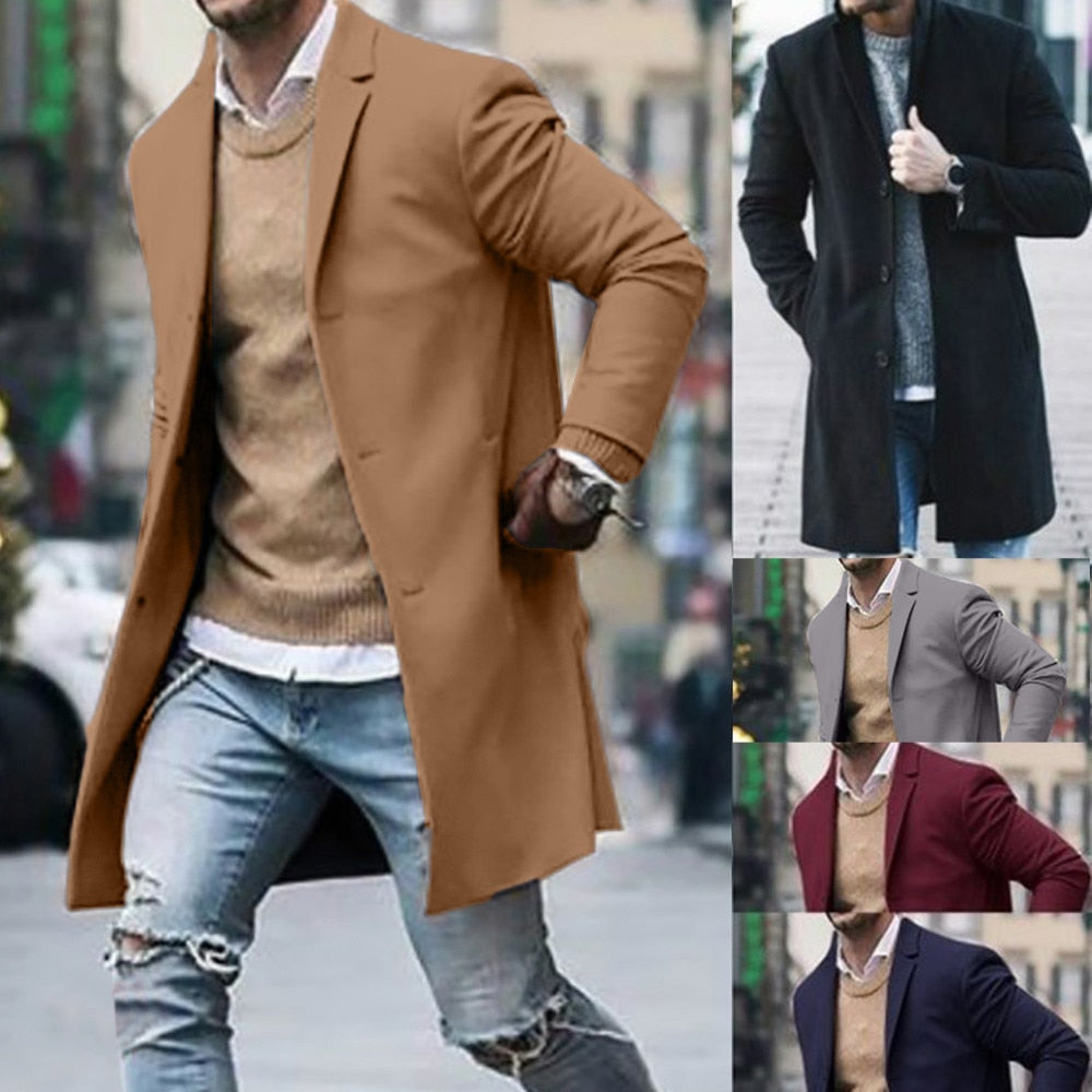 Funki Findz | Jackets | Men's Slim Fit Mid-Length Casual Jacket