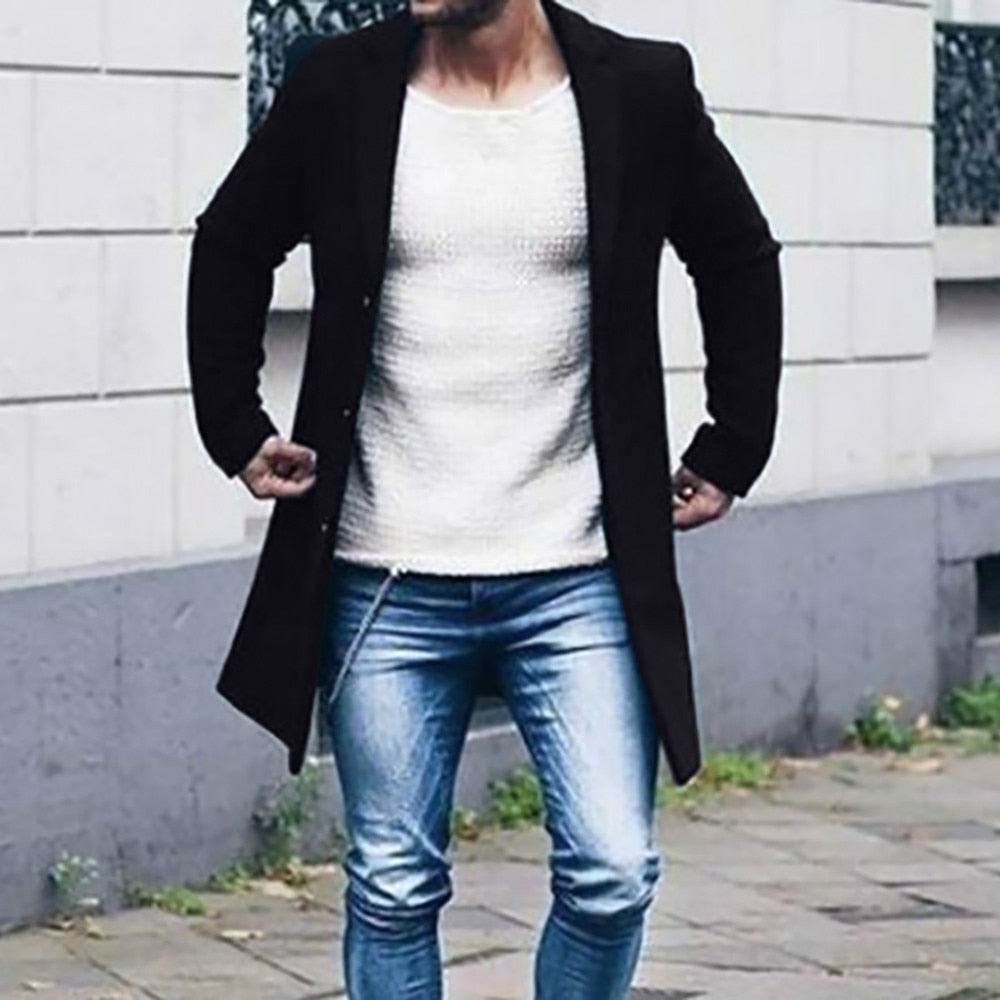 Funki Findz | Jackets | Men's Slim Fit Mid-Length Casual Jacket