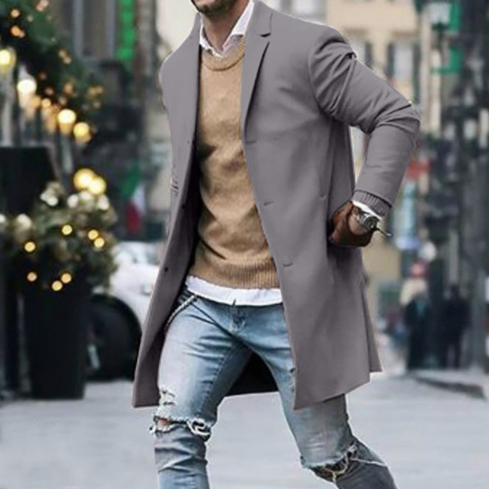 Funki Findz | Jackets | Men's Slim Fit Mid-Length Casual Jacket