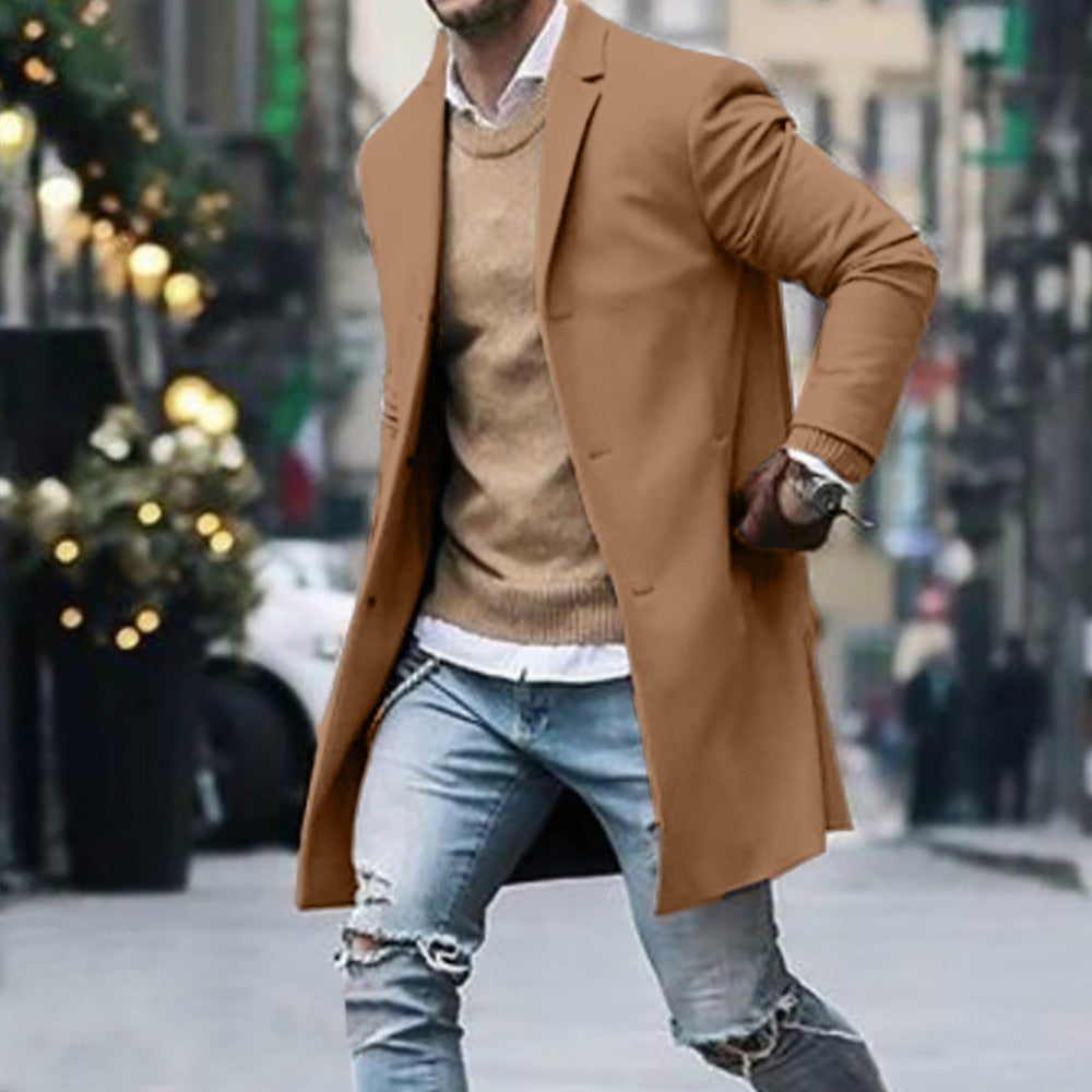 Funki Findz | Jackets | Men's Slim Fit Mid-Length Casual Jacket