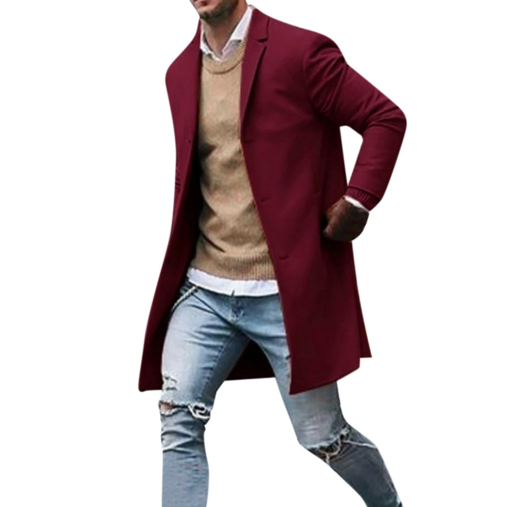 Funki Findz | Jackets | Men's Slim Fit Mid-Length Casual Jacket