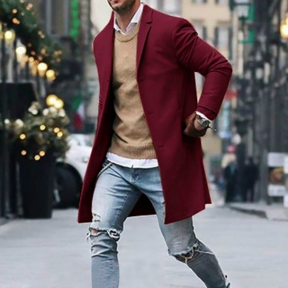 Funki Findz | Jackets | Men's Slim Fit Mid-Length Casual Jacket
