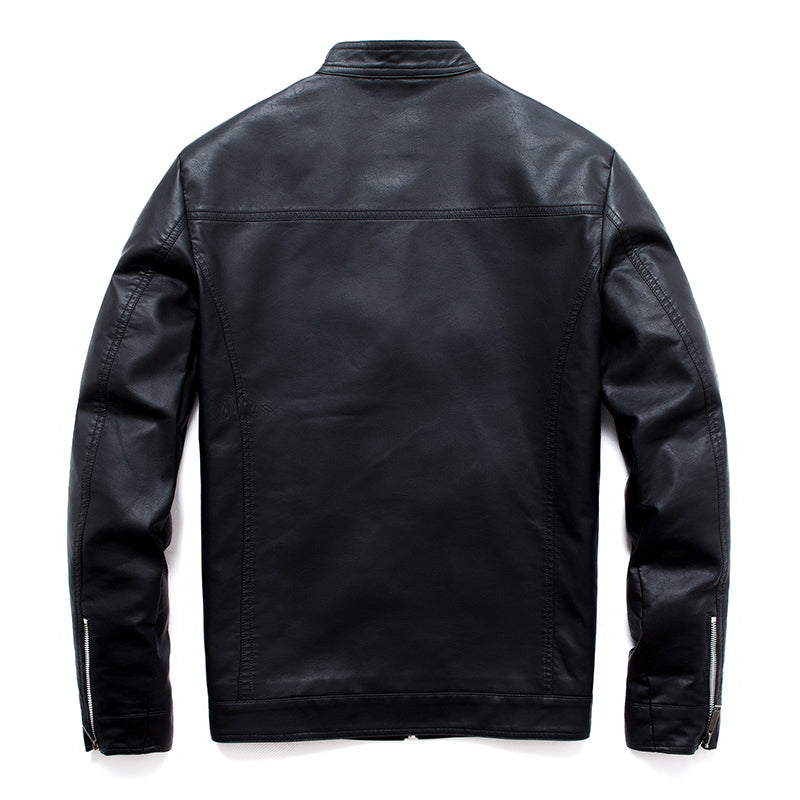 Funki Findz | Jackets | Men's Faux Leather Hooded Jacket