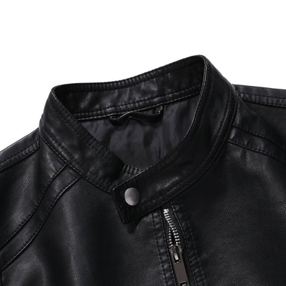 Funki Findz | Jackets | Men's Faux Leather Hooded Jacket