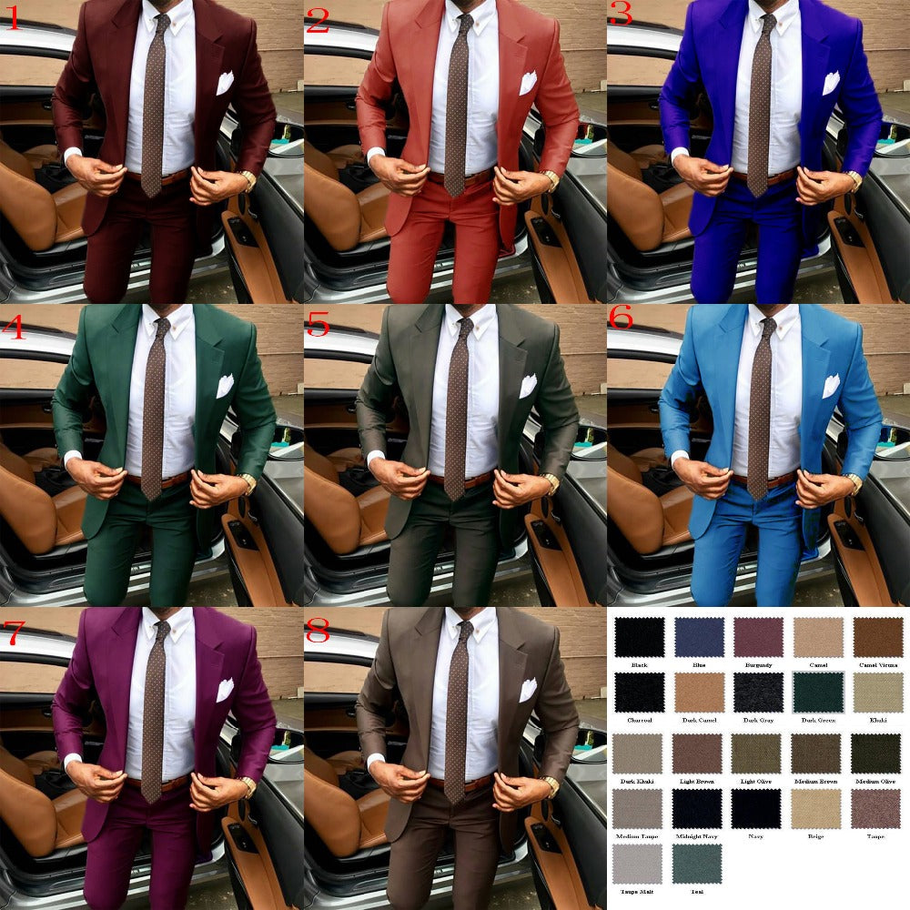 Funki Findz | Suits | Men's Slim Fit 2 Pcs Tuxedo | Wedding Suit