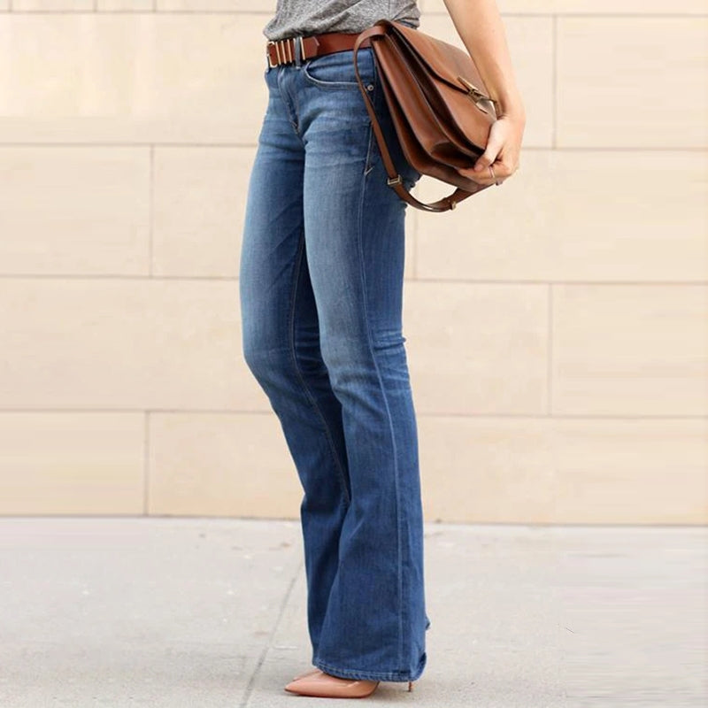 Funki Findz | Pants | Women's Boyfriend Jeans | Mid Waist