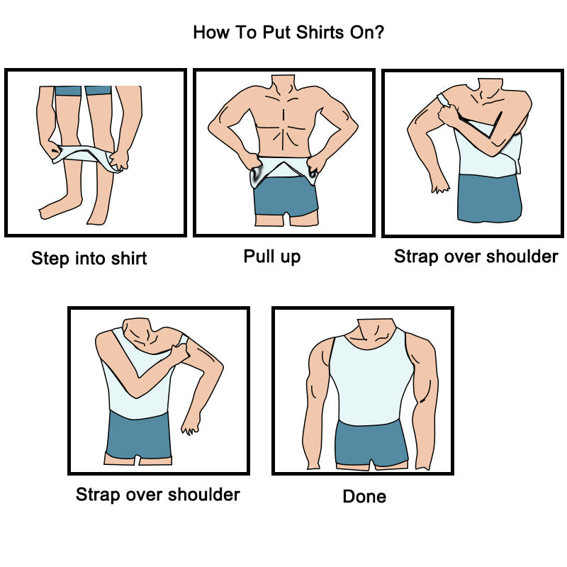 Funki Findz | Shapewear | Men's Chest Waist Compression Vest
