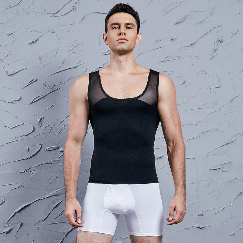 Funki Findz | Shapewear | Men's Chest Waist Compression Vest