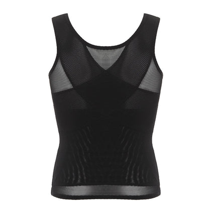 Funki Findz | Shapewear | Men's Chest Waist Compression Vest