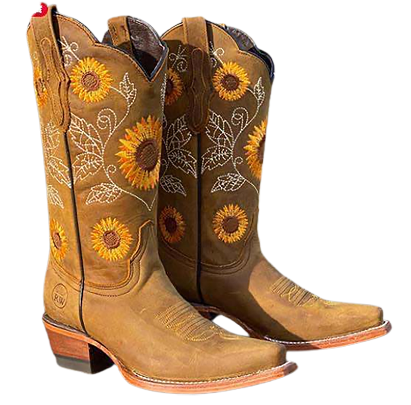 Funki Findz | Boots | Women's Embroidered Flower Cowboy Boot
