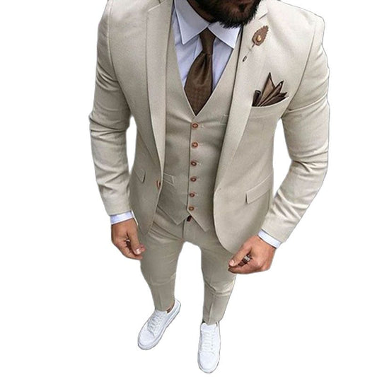 Funki Findz | Suits | Men's Formal Wedding Attire | 3 Pcs Slim Fit