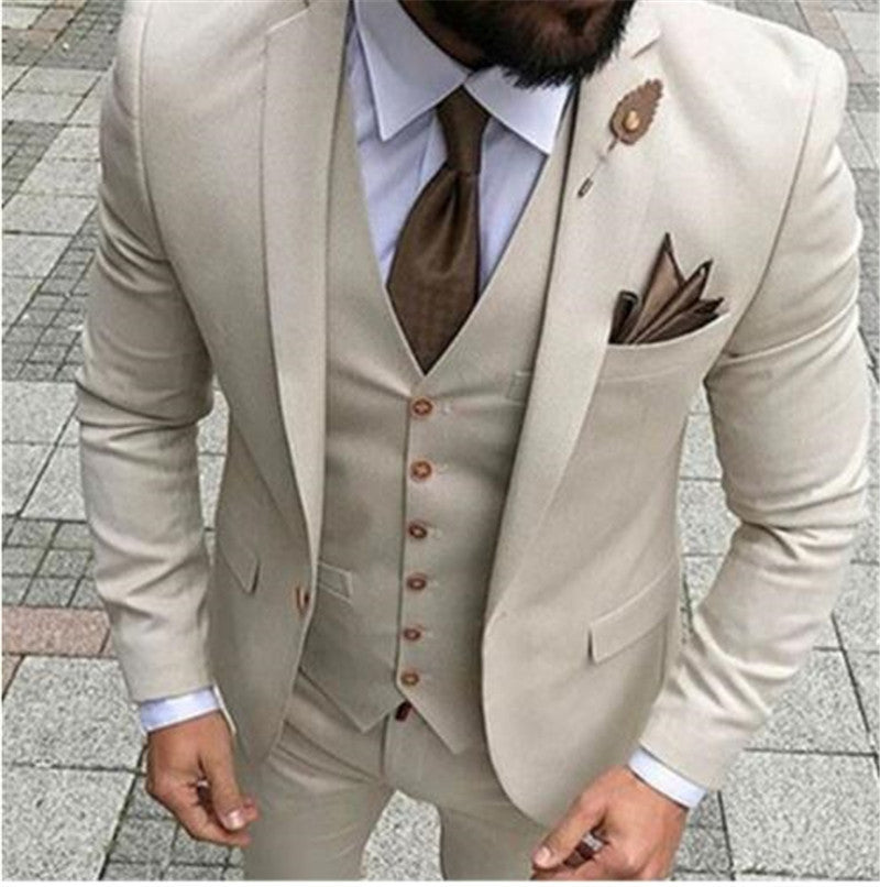 Funki Findz | Suits | Men's Formal Wedding Attire | 3 Pcs Slim Fit